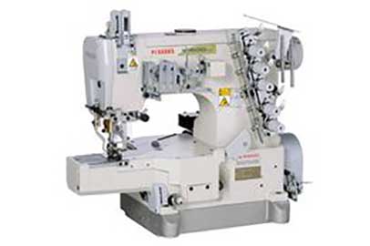 Oil barrier type, cylinder bed, interlock stitch machines