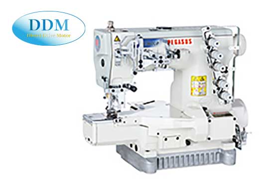OIL BARIER TYPE, CYLINDER BED, INTERLOCK STITCH MACHINES