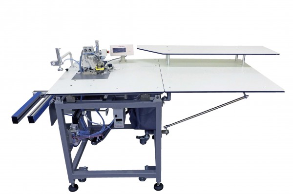 Automatic unit for serging operation
