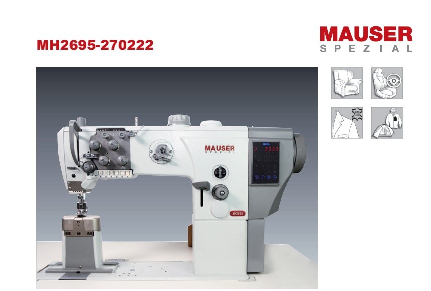 Máy 2 kim trụ đứng MH2695-270222 MAUSER